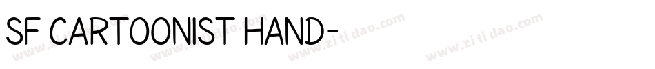 SF Cartoonist Hand字体转换
